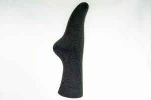 Thermo Női pamut vastag zokni -Gumi nélküli ( 35-38 ) sötét szürke