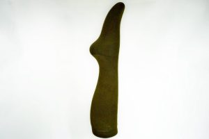 Thermo Férfi vastag térd pamut zokni (39-42) sötétzöld