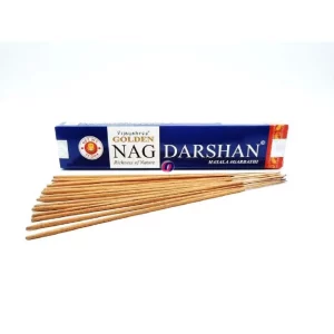 Illatosító Füstölő – Golden Nag Darshan (15g)