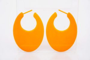 Fülbevaló Elegáns - Narancs (2)
