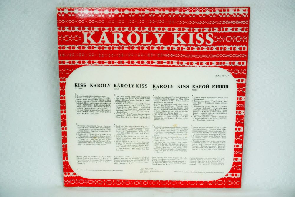 Bakeli Hanglemez - Kiss Károly Hunggarian Songs (1976)